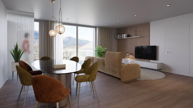 Sion, Valais - Apartment / flat 3.5 Rooms 102.33 m2 CHF 581'000.-