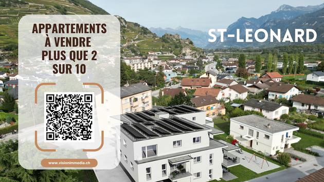 Appartement sur plan 4.5 pces 01.04 à St Léonard Appartement Appartement, 4.5 pièces, 127.50 m2  CHF 778'000.- 1958 St-Léonard