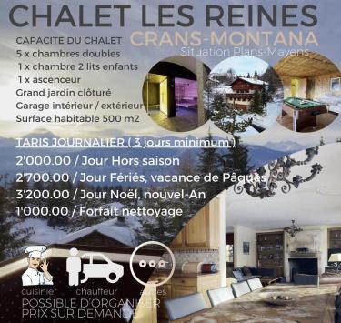 Lens, Valais - Chalet 10.0 Rooms 500.00 m2  from CHF 2'000.-