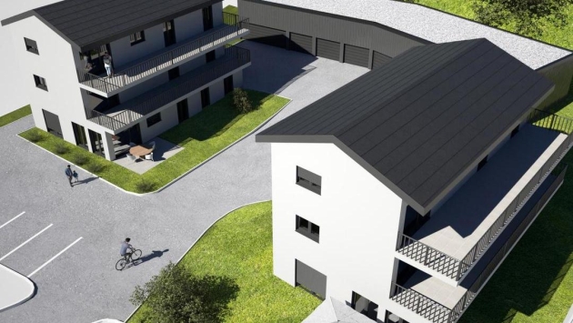 Terrain avec permis de construire  Immeuble de rendement Immeuble de rendement , 2457.00 m2  dès CHF 780'000.- 3946 Turtmann