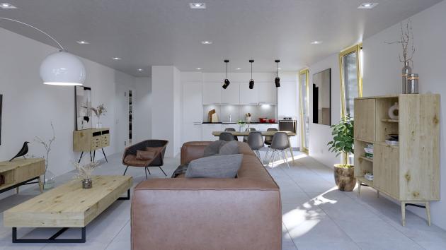 Saxon, Valais - Rez-jardin 3.5 pièces 84.50 m2 CHF 545'000.-