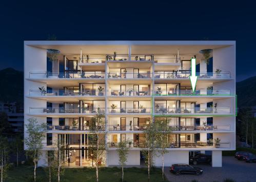 Martigny, Valais - Appartement terrasse 4.5 pièces 152.60 m2  dès CHF 1'065'000.-