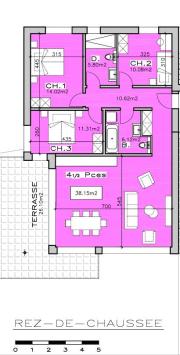 Sion, Valais - Rez-jardin 4.5 pièces 125.00 m2 CHF 616'000.-