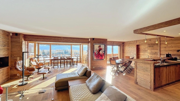 Les Flocons de Neige Appartement terrasse Appartement terrasse , 225.00 m2  Prix sur demande 3963 Crans-Montana