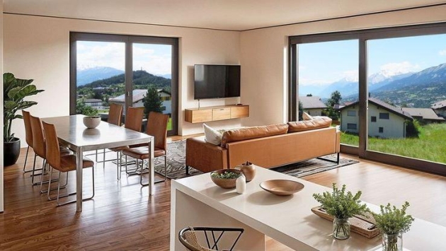 ch215 chalet individuel Bella Tola 4.5 pièces Rte de Crans 43 Lens vue Next Chelala_ch215 Chalet Chalet, 4.5 pièces, 118.25 m2  CHF 925'000.- 1978 Lens