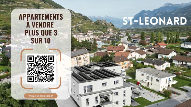 Appartement sur plan 4.5 pces 01.04 à St Léonard Appartement Appartement, 4.5 pièces, 127.50 m2  CHF 778'000.- 1958 St-Léonard