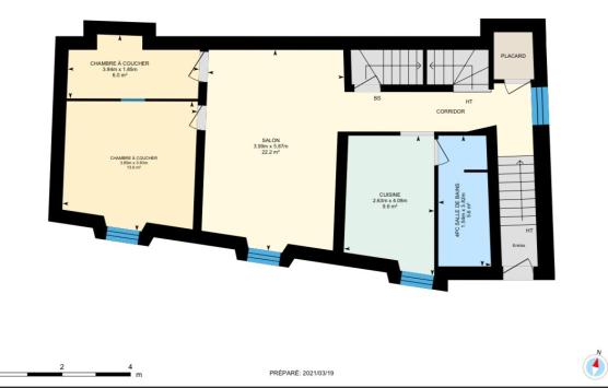 Vétroz, Valais - Appartement 3.5 pièces 102.00 m2 CHF 1'400.- / mois