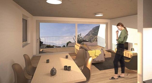 Saillon, Valais - Apartment / flat 3.5 Rooms 94.00 m2 CHF 525'000.-