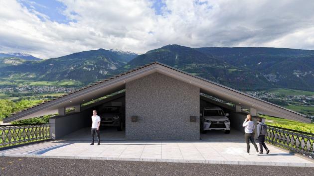 Lens, Valais - De plain-pied 4.5 pièces 186.00 m2 CHF 946'500.-