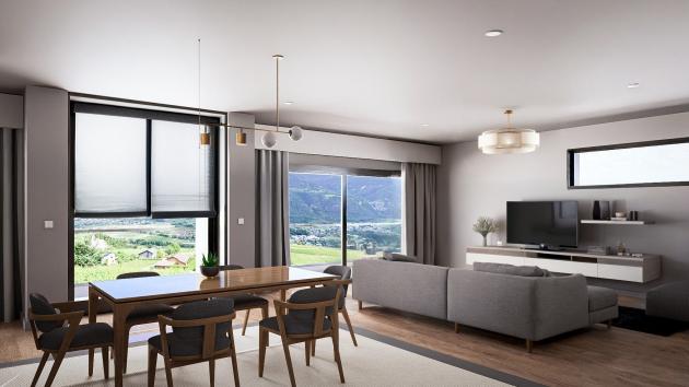 Lens, Valais - De plain-pied 4.5 pièces 186.00 m2 CHF 946'500.-