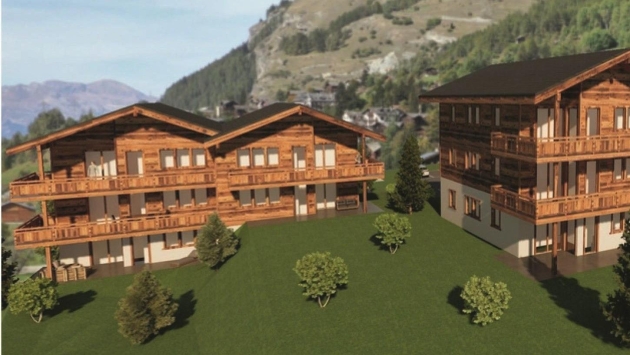 Appartement Rez-Jardin Appartement Appartement, 3.5 pièces, 104.35 m2  CHF 652'000.- 1983 Evolène