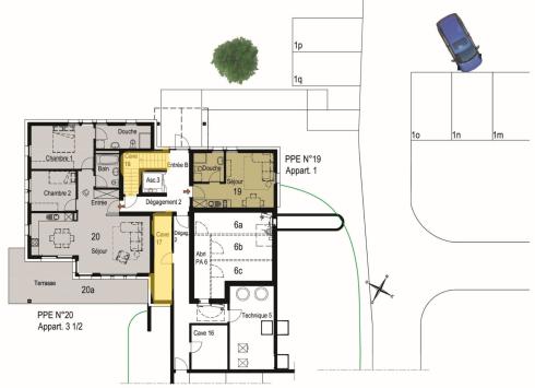 Evolène, Valais - Appartement 3.5 pièces 104.35 m2 CHF 652'000.-