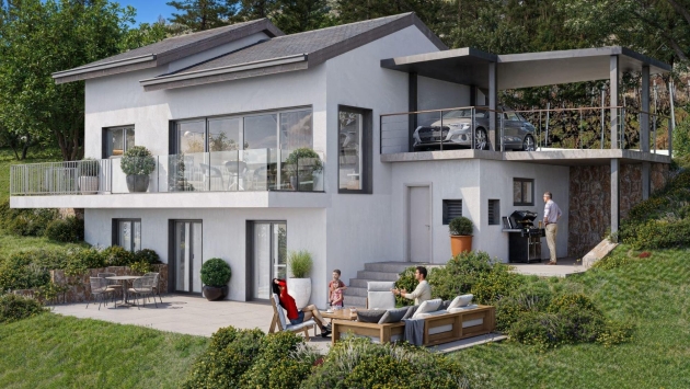 Villa 5.5p. 212m2 Oana à Lens Villa clés-en-main Villa clés-en-main, 5.5 pièces, 180.00 m2  CHF 1'380'000.- 3978 Flanthey