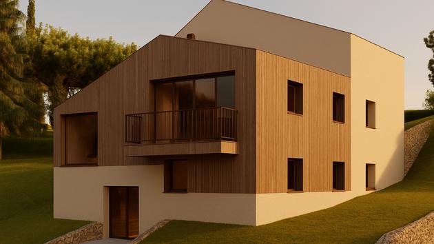 Villa nord, 6.5p. Randogne - Crans-Montana Villa clés-en-main Villa clés-en-main, 6.5 pièces, 189.00 m2  CHF 2'050'000.- 3975 Crans-Montana