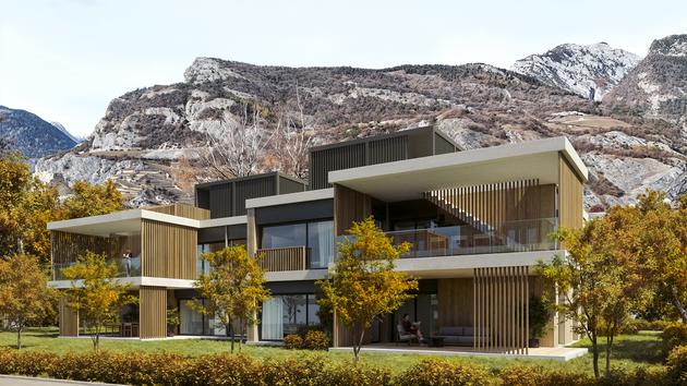 Ardon, Valais - Attique 4.5 pièces 134.40 m2 CHF 755'000.-