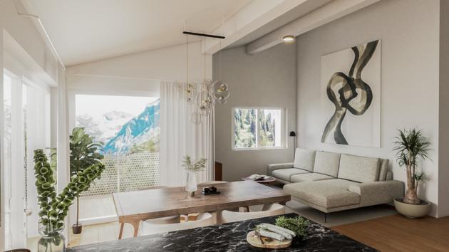 Collombey-Muraz, Valais - Appartement terrasse 3.5 pièces 104.50 m2  dès CHF 580'000.-