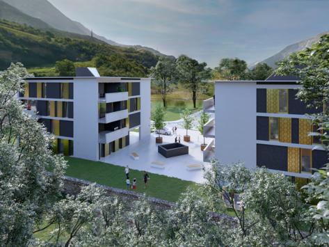 Saxon, Vallese - Appartamento 2.5 Stanze 65.43 m2 CHF 395'000.-