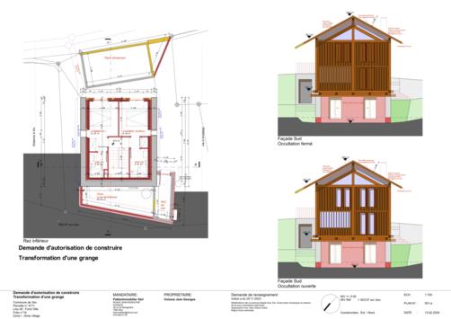 Vex, Valais - Maison villageoise 4.5 pièces 137.00 m2 CHF 1'180'000.-