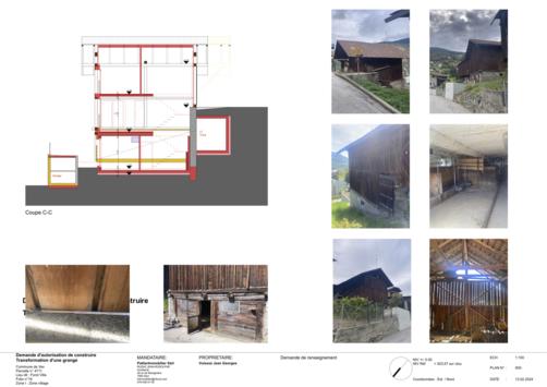 Vex, Valais - Maison villageoise 4.5 pièces 137.00 m2 CHF 1'180'000.-
