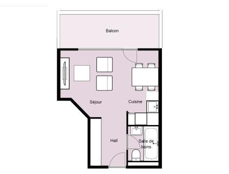 Ovronnaz, Valais - Appartement meublé 1.5 pièces 34.25 m2 CHF 206'000.-