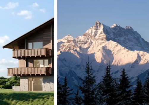 Les Posses-sur-Bex, Vaud - Appartement 3.5 pièces  dès CHF 720'000.-