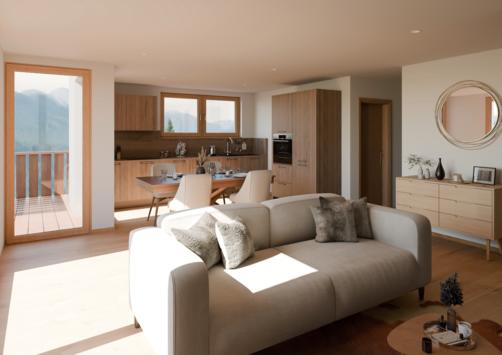 Les Posses-sur-Bex, Vaud - Appartement 3.5 pièces  dès CHF 720'000.-