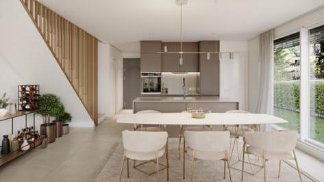 Promotion SAXON Villas E 4.5 pièces Villa mitoyenne Villa mitoyenne, 4.5 pièces, 147.73 m2  dès CHF 730'000.- 1907 Saxon