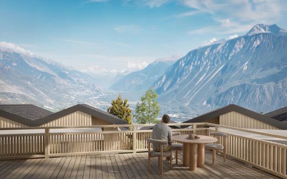 Mollens VS, Valais - Villa mitoyenne 4.5 pièces 111.30 m2 CHF 789'000.-