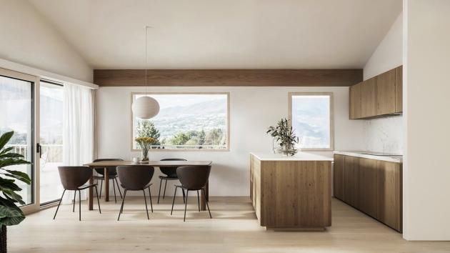 Mollens VS, Valais - Villa mitoyenne 4.5 pièces 111.30 m2 CHF 789'000.-