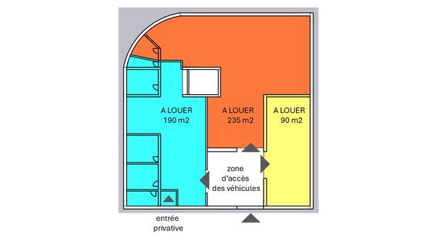 Sierre, Valais - Atelier avec dépôt et bureau  90.00 m2  dès CHF 1'350.- / mois