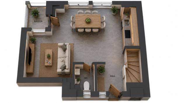Duplex Arbellay Duplex Duplex, 3.5 pièces, 98.00 m2  CHF 590'000.- 3966 Chalais