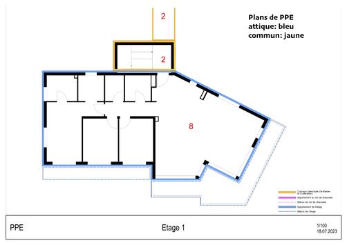 Sion, Valais - Attique 4.5 pièces 136.87 m2 CHF 1'260'000.-