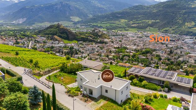Attique signature Hermès Attique Attique, 4.5 pièces, 136.87 m2  CHF 1'260'000.- 1950 Sion
