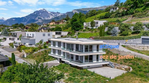 Sion, Valais - Attique 4.5 pièces 136.87 m2 CHF 1'260'000.-