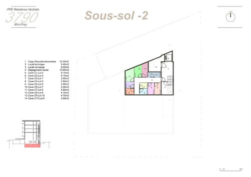 Monthey, Valais - Appartement 2.5 pièces 74.25 m2 CHF 465'000.-