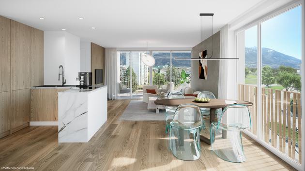 Sierre, Valais - Appartement 4.5 pièces 121.60 m2  dès CHF 665'000.-