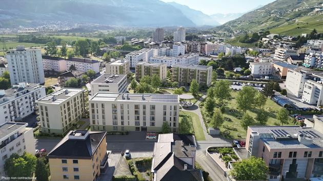 Sierre, Valais - Appartement 4.5 pièces 121.60 m2  dès CHF 665'000.-