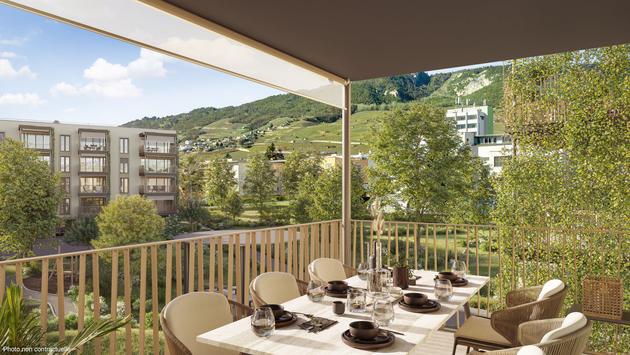 Sierre, Valais - Appartement 5.5 pièces 135.10 m2  dès CHF 765'000.-