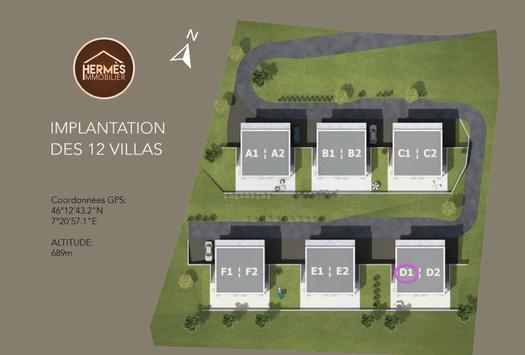 Salins, Valais - Maison jumelée 4.5 pièces 156.98 m2 CHF 1'060'000.-
