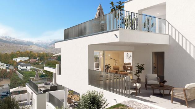 Bramois, Valais - Appartement terrasse 4.5 pièces 155.50 m2  dès CHF 985'000.-