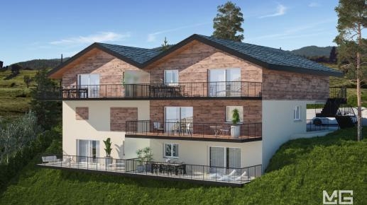 App 4 Euseigne 4.5p Appartement terrasse Appartement terrasse, 4.5 pièces, 125.43 m2  CHF 637'000.- 1982 Euseigne