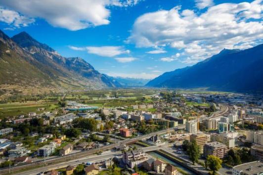 Martigny, Valais - Terrain commercial  3010.00 m2 Prix sur demande